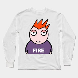 Fire hot stuff Long Sleeve T-Shirt